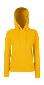 Fruit of the Loom 62-038-0 - Lady Fit Hooded Sweat Sunflower