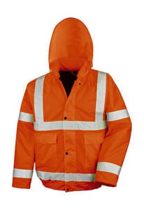 Result Safe-Guard R217X - Warnschutz- Winterjacke mit Reflektoren Fluorescent Orange