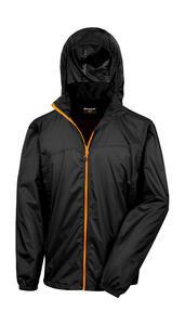 Result R189X - Hdi Quest Lightweight Stowable Jacket Black/Orange