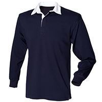 Front Row FR109 - Kids Classic Rugby Shirt Navy