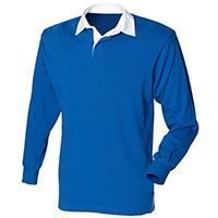 Front Row FR109 - Kids Classic Rugby Shirt Royal blue