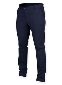 Front Row FR622 - Ladies Stretch Chino Trousers Navy