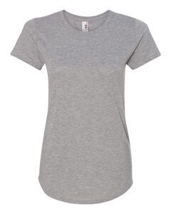 Anvil 6750L - Women's Triblend Scoopneck T-Shirt Heather Grey
