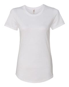 Anvil 6750L - Women's Triblend Scoopneck T-Shirt White