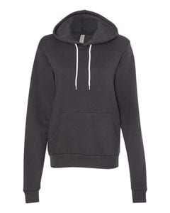 Bella+Canvas 3719 - Unisex Poly/Cotton Hooded Pullover Sweatshirt Dark Grey