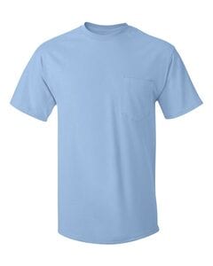 Hanes 5590 - T-Shirt with a Pocket Azul Cielo