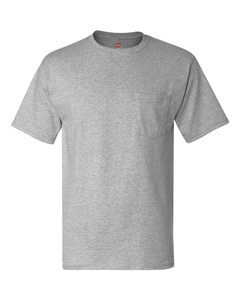 Hanes 5590 - T-Shirt with a Pocket Luz del Acero