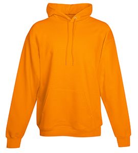 Hanes P170 - EcoSmart® Hooded Sweatshirt Safety Orange