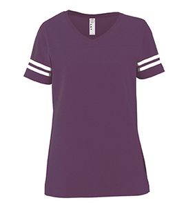 LAT 3537 - Ladies Vintage Football T-Shirt
