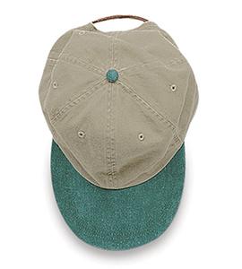 Adams LP102 - Optimum Khaki Crown Pigment Dyed Twill Cap
