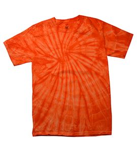Colortone T1000Y - Spider Tie Dye Youth Tee Orange