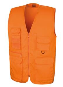 Result R045X - Work-Guard Safari Waistcoat Orange
