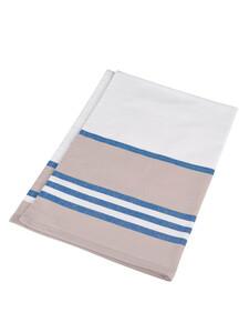 Kariban K130 - Striped tea towel White / Royal Blue