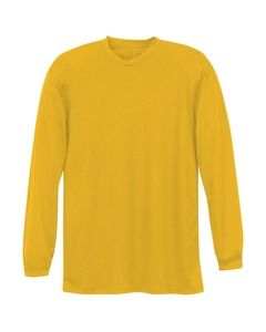 A4 N3165 - Long Sleeve Cooling Performance Crew Shirt Gold