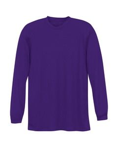 A4 N3165 - Long Sleeve Cooling Performance Crew Shirt Purple