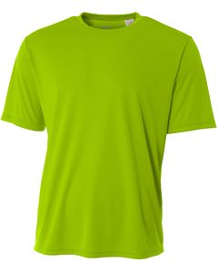 A4 NB3142 - Youth Shorts Sleeve Cooling Performance Crew Shirt Lime