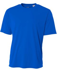 A4 NB3142 - Youth Shorts Sleeve Cooling Performance Crew Shirt Royal blue