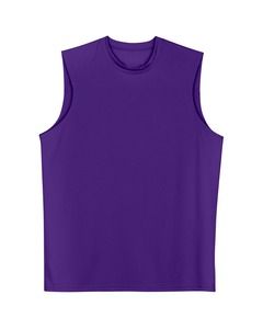 A4 N2295 -  Musculosa Cooling de alto rendimiento para hombres  Púrpura