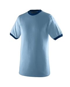 Augusta 710 - Ringer T-Shirt Light Blue/Navy