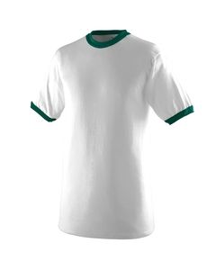 Augusta 710 - Ringer T-Shirt White/Dark Green