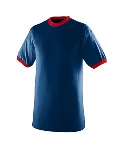 Augusta 710 - Ringer T-Shirt Navy/Red