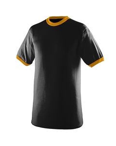 Augusta 710 - Ringer T-Shirt Black/Gold