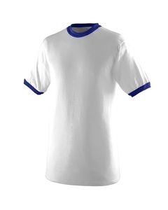 Augusta 710 - Ringer T-Shirt White/Purple