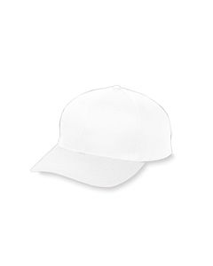 Augusta 6206 - Youth 6-Panel Cotton Twill Low Profile Cap Blanco
