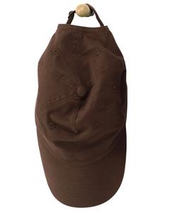 Big Accessories BX001 - 6-Panel Brushed Twill Unstructured Cap Coffee