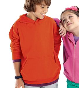 LAT 2296 - Youth Pullover Hooded Sweatshirt Naranja