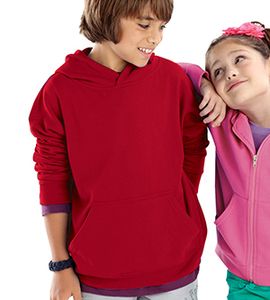 LAT 2296 - Youth Pullover Hooded Sweatshirt Rojo