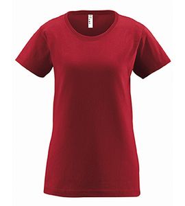 LAT 3516 - Ladies' Fine Jersey T-Shirt Garnet