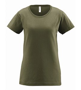 LAT 3516 - Ladies' Fine Jersey T-Shirt Verde Militar