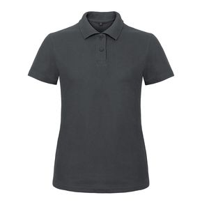 B&C BCI1F - Polo Femme Anthracite