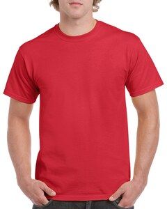 Gildan GN180 - Gruby bawełniany T-shirt Czerwony
