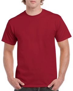 Gildan GN180 - Gruby bawełniany T-shirt Kardynałowa czerwień
