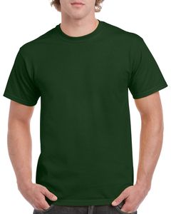 Gildan GN180 - Gruby bawełniany T-shirt Zieleń lasu