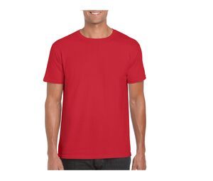 Gildan GN640 - Dekatyzowany t-shirt- SoftStyle Czerwony