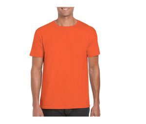 Gildan GN640 - Dekatyzowany t-shirt- SoftStyle Pomarańczowy