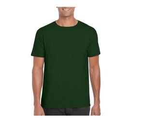 Gildan GN640 - Dekatyzowany t-shirt- SoftStyle Zieleń lasu