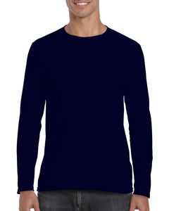 Gildan GN644 - Softstyle Adult T-Shirt Met Lange Mouw Navy