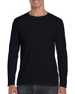 Gildan GN644 - Softstyle Adult Long Sleeve T-Shirt Black