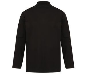 Henbury HY020 - Long sleeve roll neck top Black