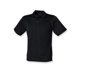 Henbury HY475 - Men's Coolplus® Polo Shirt Black