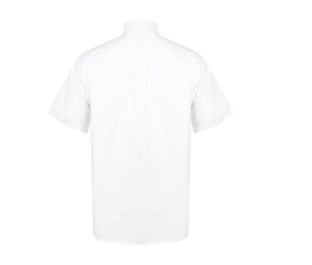 Henbury HY515 - Classic Oxford Overhemd met Korte Mouw