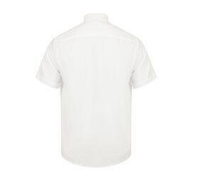 Henbury HY595 - Wicking antibacterial short sleeve shirt White