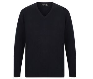 Henbury HY730 - Piękny wełniany sweter w serek