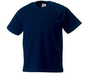 Russell JZ180 - Camiseta 100% Algodão Azul profundo