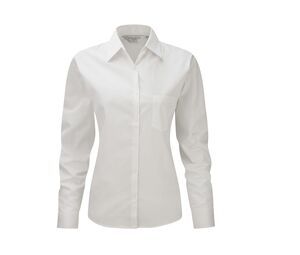 Russell Collection JZ36F - Camisa Poplin Manga Larga Pure Cotton Easy Care