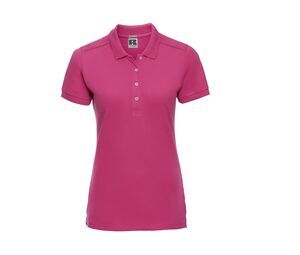 Russell JZ565 - Women's Cotton Polo Shirt Fuchsia